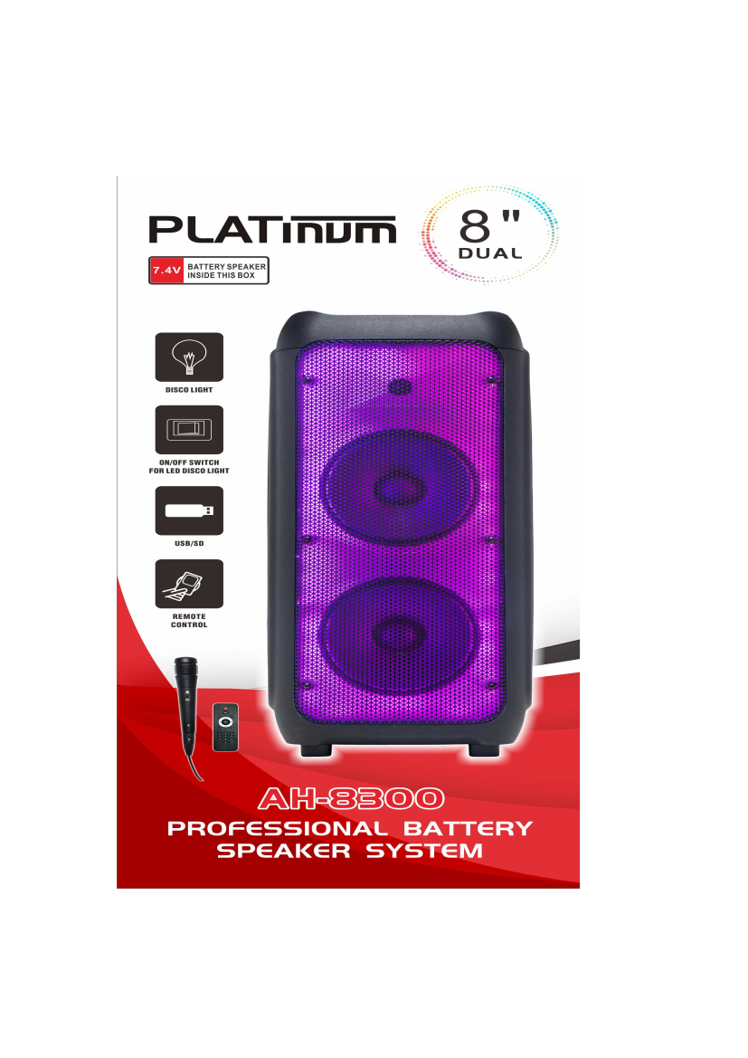 Platinum PartyBox AH-8300